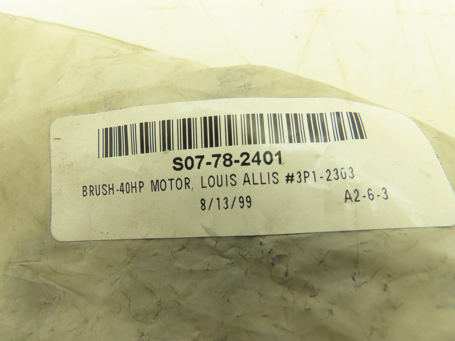 Loui Allis 3P1-2303 Carbon Motor Brushes 3/4x1x1-3/4" 40HP Lot of 2