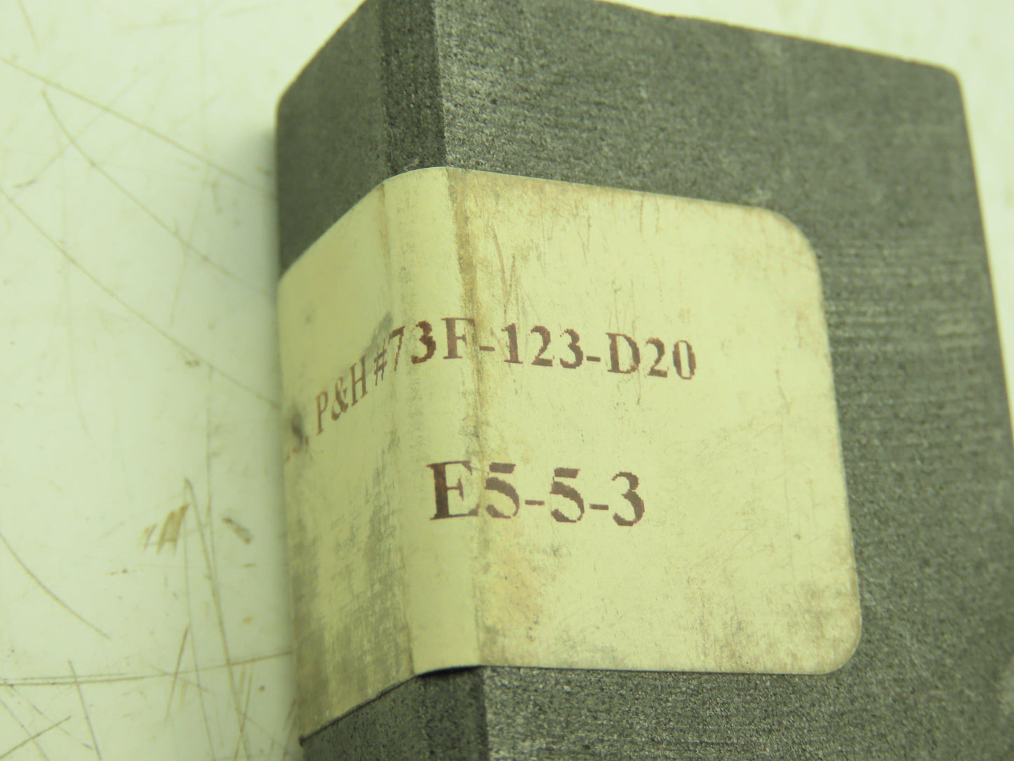 P&H 73F-123-D20 Carbon Motor Brushes 3/4x1-1/2x2-1/2" Lot of 2