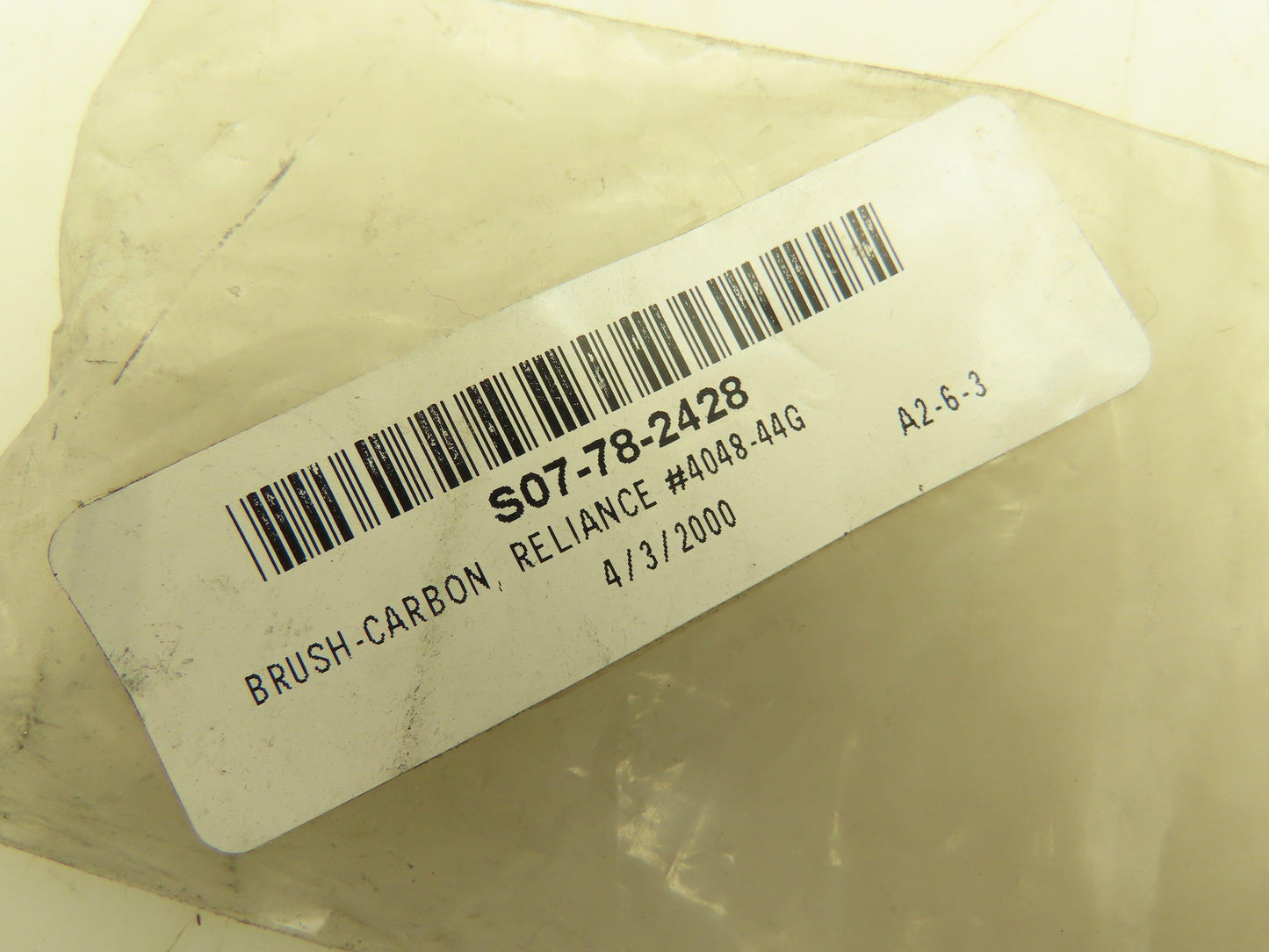 Reliance 4048-44G Carbon Motor Brushes 3/8x1-3/8x1-1/2" Lot of 10