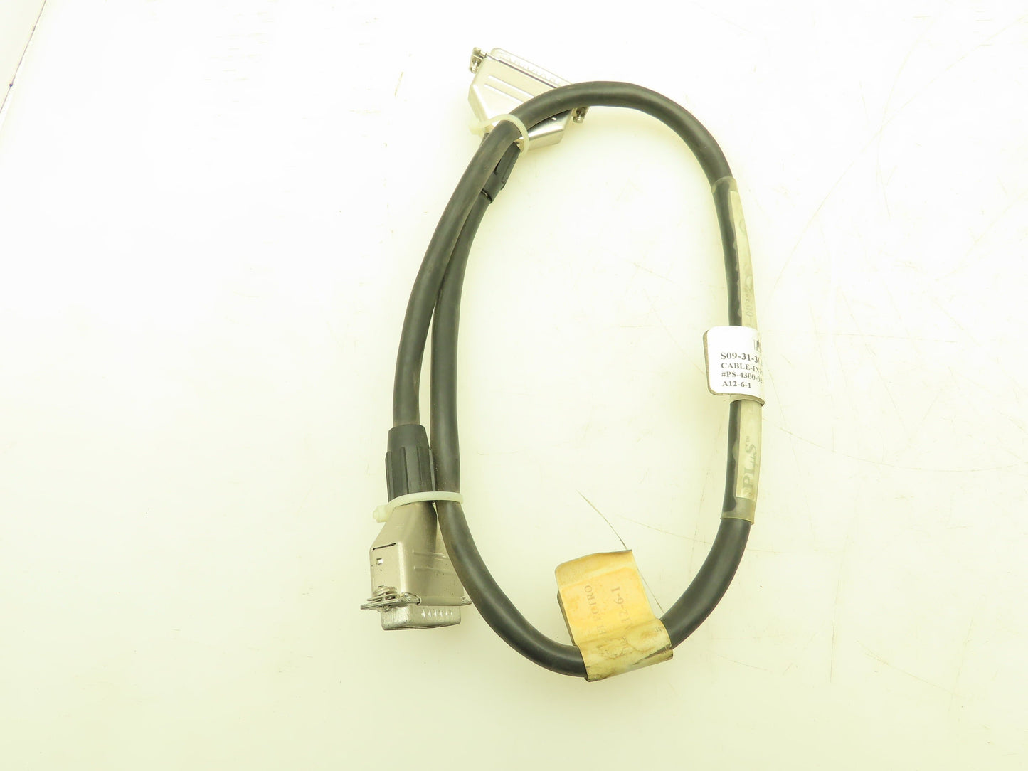 Plus Electro Cam PS-4300-02-002 Connector Cable Input Output 2' Cord 25 Pin