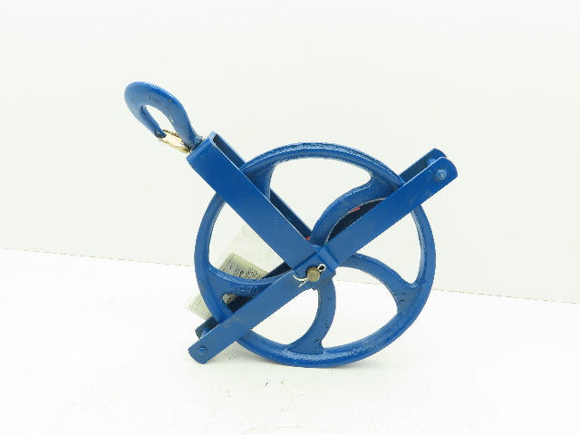 Campbell 3061V Gin Wheel Roofer's Block 12" Pulley Sheave Roller Bushed 1000Lb