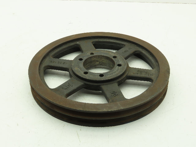 TB Woods 13.2X2G5V  2-Groove Pulley Sheave 5V Belt QD SF Bushed 13.2" OD