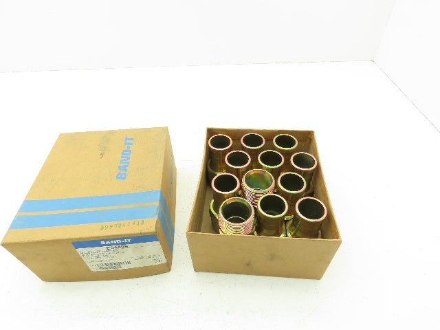 Band-It Idex E04499 Steel Male Hose Nipple 1-1/4" Barb x 1-1/4" NPT   Lot of 12