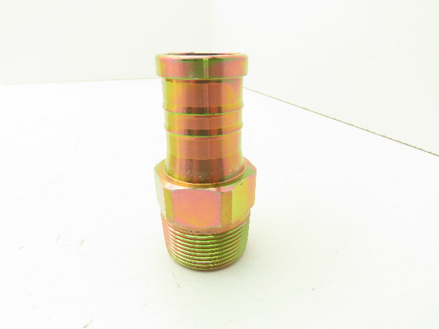 Band-It Idex E04499 Steel Male Hose Nipple 1-1/4" Barb x 1-1/4" NPT   Lot of 12