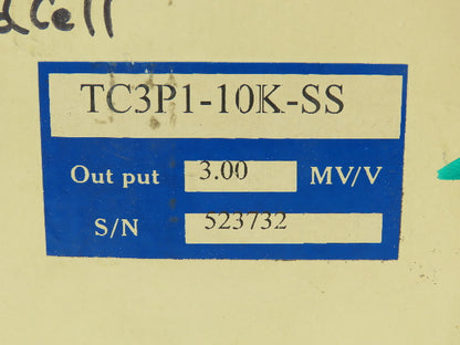 Totalcomp TC3P1-10K-SS Loadcell Canister 10000 LBS Stainless Steel 3-1/2" OD