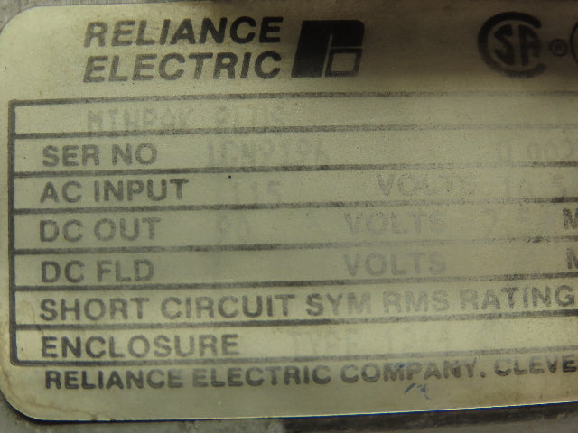 Baldor MIHPAK Plus DC Motor Drive Input 115V Output 90VDC 2.5A