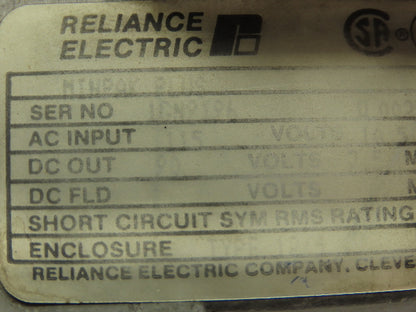 Baldor MIHPAK Plus DC Motor Drive Input 115V Output 90VDC 2.5A