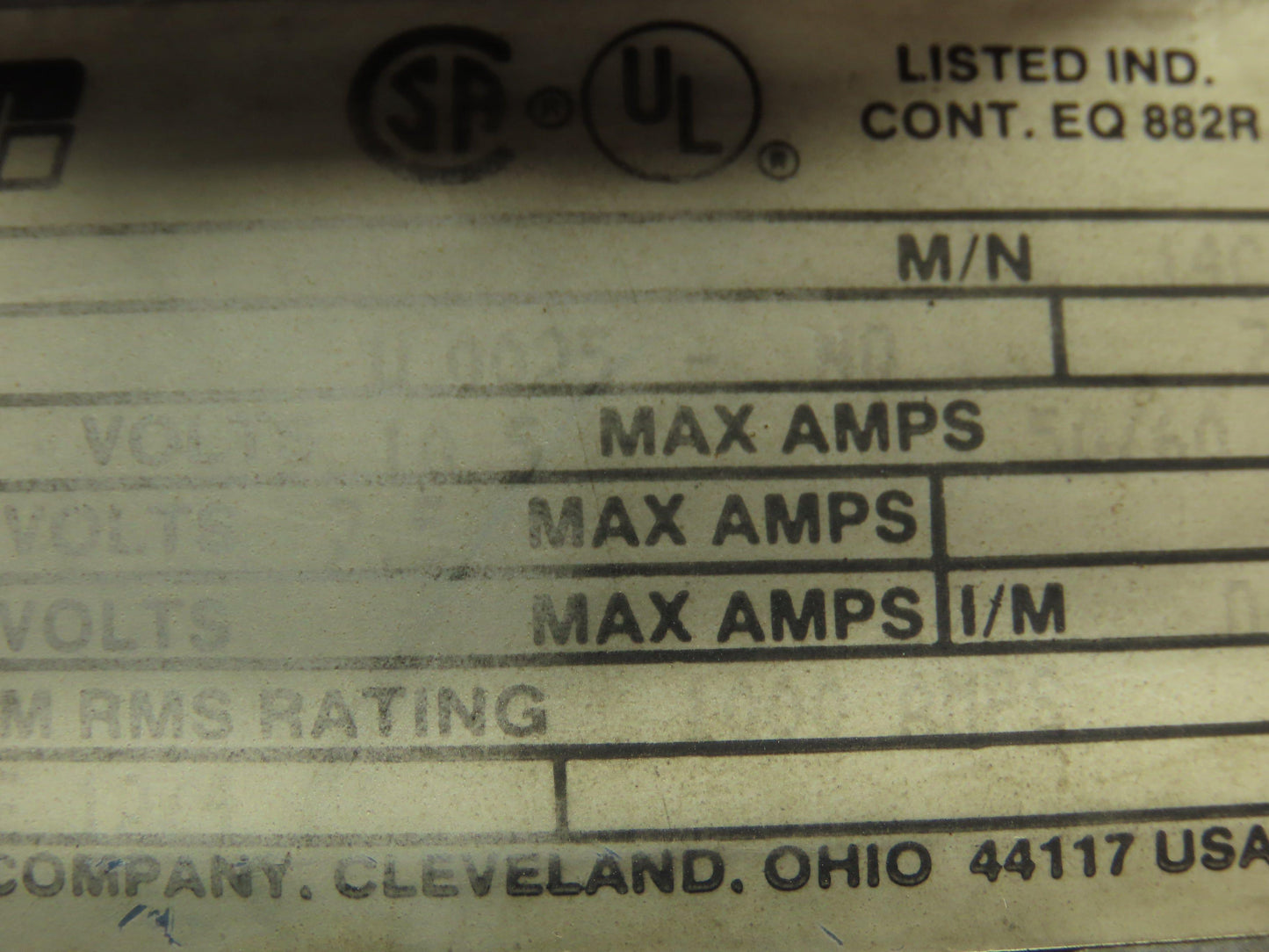 Baldor MIHPAK Plus DC Motor Drive Input 115V Output 90VDC 2.5A