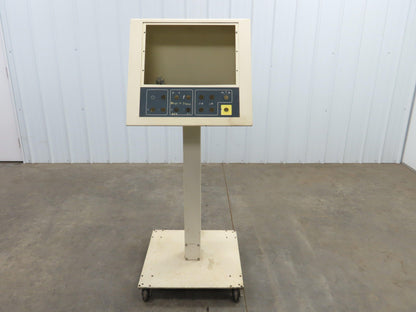 Electrical Enclosure Freestanding Pedestal Operator Station 22" Face 18.5hx24"w