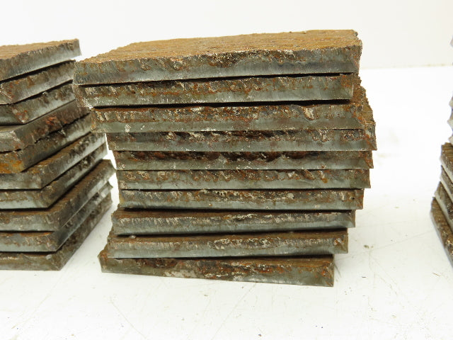 1/4"x 2x3" Carbon Steel Abrasion Resistant Clad Plate Flat Wear Bar  Lot of 50