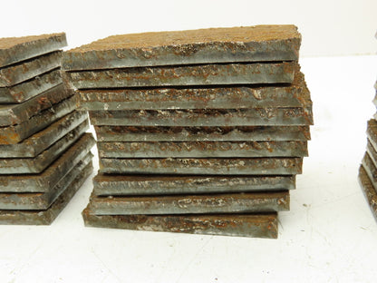1/4"x 2x3" Carbon Steel Abrasion Resistant Clad Plate Flat Wear Bar  Lot of 50