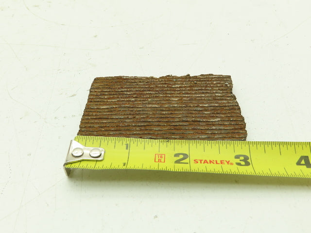 1/4"x 2x3" Carbon Steel Abrasion Resistant Clad Plate Flat Wear Bar  Lot of 50