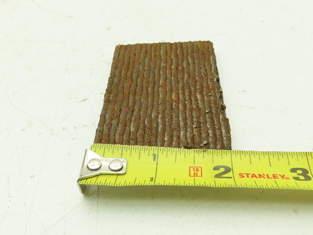 1/4"x 2x3" Carbon Steel Abrasion Resistant Clad Plate Flat Wear Bar  Lot of 50