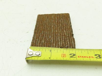 1/4"x 2x3" Carbon Steel Abrasion Resistant Clad Plate Flat Wear Bar  Lot of 50