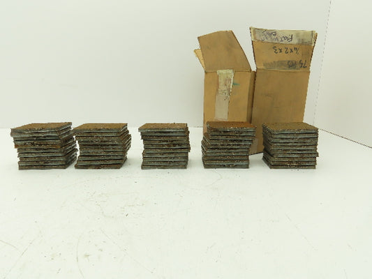 1/4"x 2x3" Carbon Steel Abrasion Resistant Clad Plate Flat Wear Bar  Lot of 50