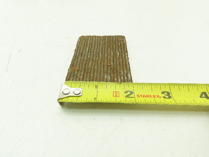 1/4"x 2x3" Carbon Steel Abrasion Resistant Clad Plate Flat Wear Bar  Lot of 75