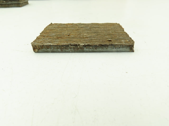 1/4"x 2x3" Carbon Steel Abrasion Resistant Clad Plate Flat Wear Bar  Lot of 75