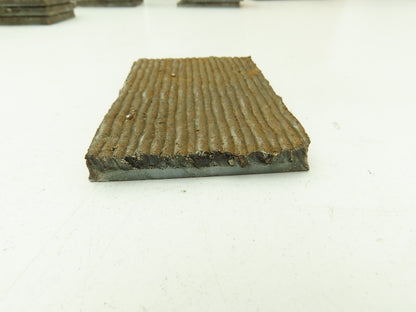 1/4"x 2x3" Carbon Steel Abrasion Resistant Clad Plate Flat Wear Bar  Lot of 75