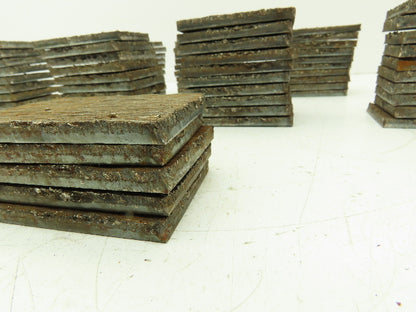 1/4"x 2x3" Carbon Steel Abrasion Resistant Clad Plate Flat Wear Bar  Lot of 75