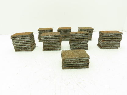 1/4"x 2x3" Carbon Steel Abrasion Resistant Clad Plate Flat Wear Bar  Lot of 75