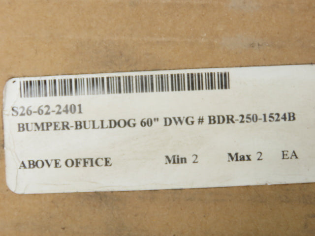 Tapeswitch BDR-250-1524B Safety Switch Bumper 60" Long Dry Contact Bulldog