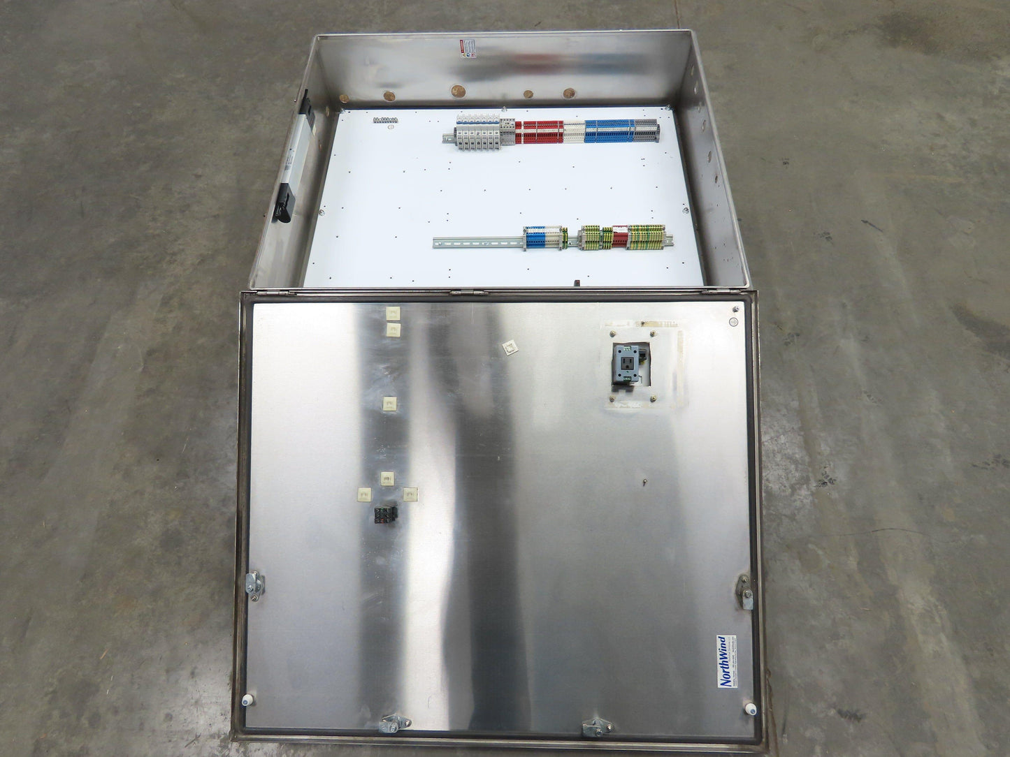 Hoffman CSD423610SSR Electrical Enclosure 42x36x10" SS Terminal Block Backplate