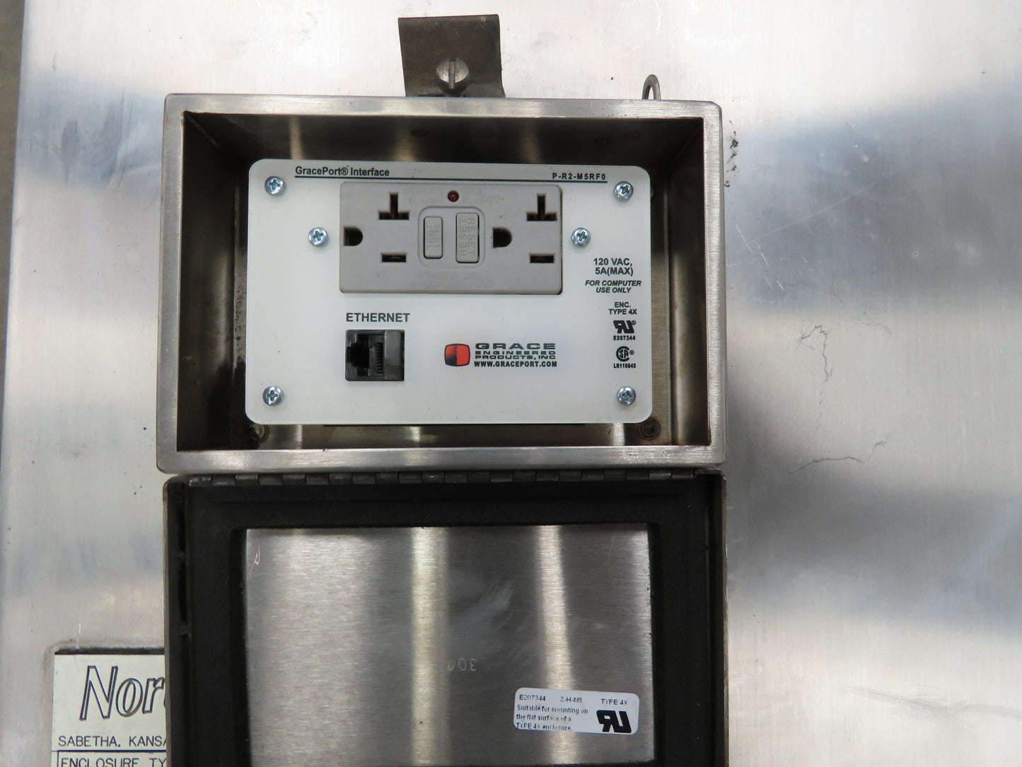 Hoffman CSD423610SSR Electrical Enclosure 42x36x10" SS Terminal Block Backplate