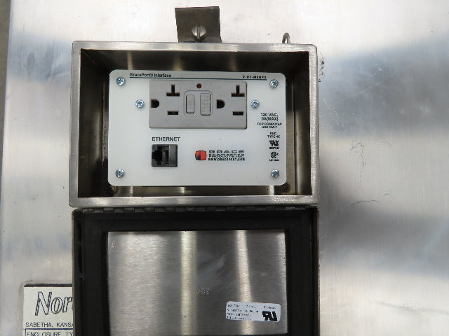 Hoffman CSD423610SSR Electrical Enclosure 42x36x10" SS Terminal Block Backplate