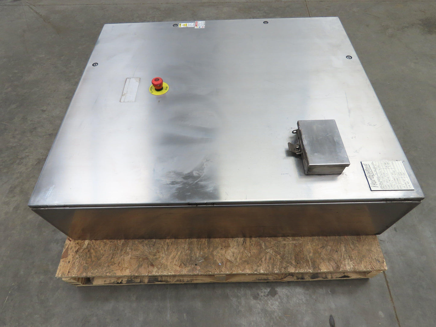 Hoffman CSD423610SSR Electrical Enclosure 42x36x10" SS Terminal Block Backplate