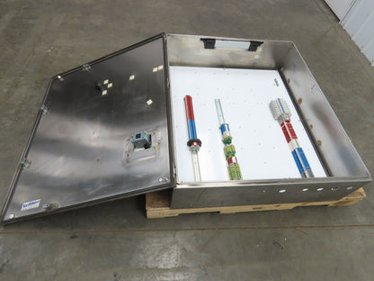 Hoffman CSD423610SSR Electrical Enclosure 42x36x10" SS Terminal Block Backplate