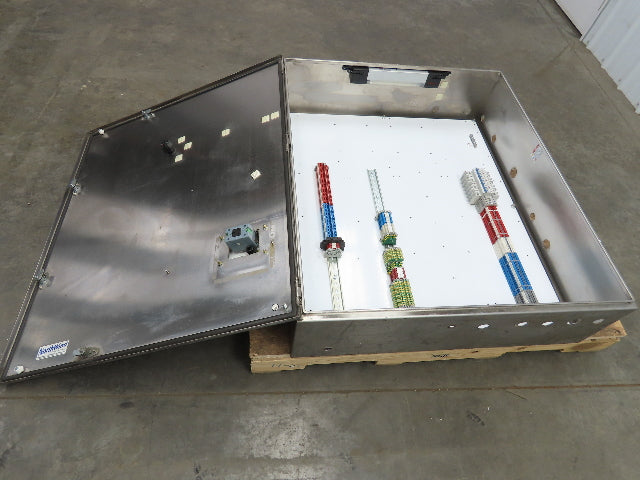 Hoffman CSD423610SSR Electrical Enclosure 42x36x10" SS Terminal Block Backplate