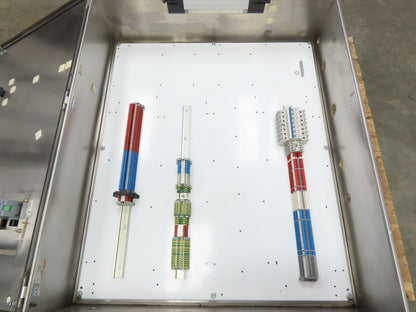 Hoffman CSD423610SSR Electrical Enclosure 42x36x10" SS Terminal Block Backplate