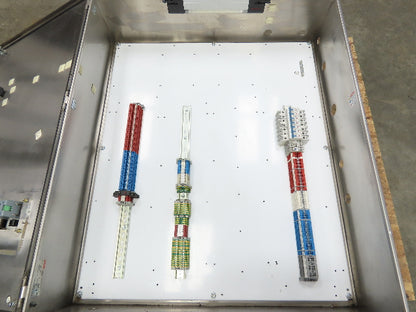 Hoffman CSD423610SSR Electrical Enclosure 42x36x10" SS Terminal Block Backplate