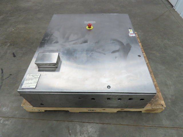 Hoffman CSD423610SSR Electrical Enclosure 42x36x10" SS Terminal Block Backplate