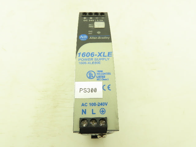 Allen Bradley 1606-XLE80E Power Supply 24-28VDC 3.3A Input 100-240VAC