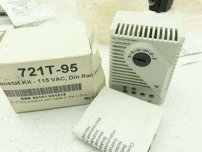 Vortec 747 Vortex Enclosure Cooler 900 BTU 15 SCFM NEMA 4 w/Thermostat