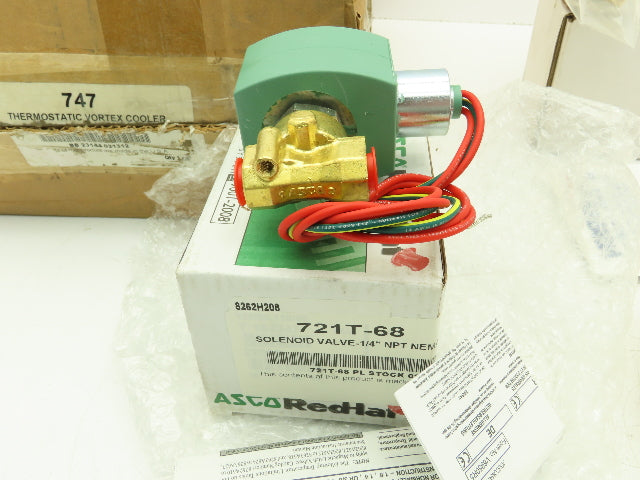 Vortec 747 Vortex Enclosure Cooler 900 BTU 15 SCFM NEMA 4 w/Thermostat