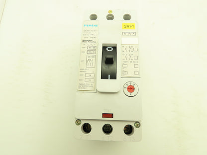 Siemens 3VF1231-1DH11-0AA0 Circuit Breaker 36-50A 3Ph 600V