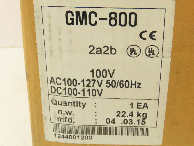 LG GMC-800 MEC Contactor IEC Motor Starter 840A 690V META 120V Coil