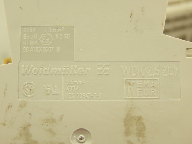 Weidmuller Terminal Blocks 300V 25A Lot Of 29 Wago 280 Push In Lot of 19