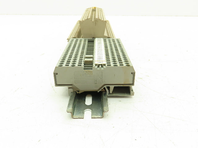 Weidmuller Terminal Blocks 300V 25A Lot Of 29 Wago 280 Push In Lot of 19