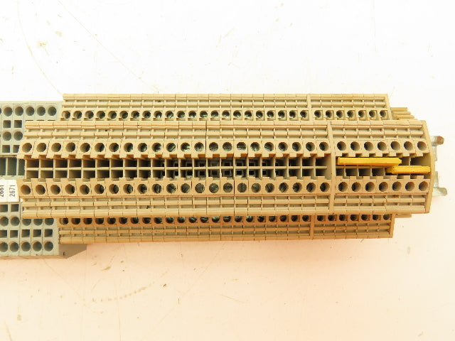 Weidmuller Terminal Blocks 300V 25A Lot Of 29 Wago 280 Push In Lot of 19