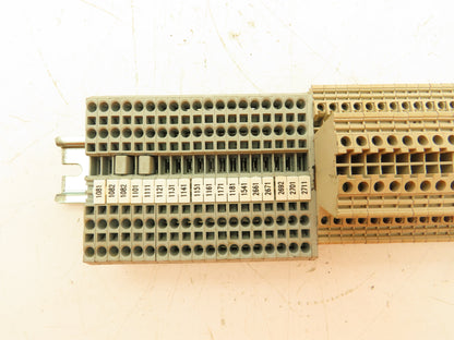 Weidmuller Terminal Blocks 300V 25A Lot Of 29 Wago 280 Push In Lot of 19