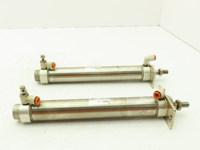 SMC CDM2B32-175 Pneumatic Air Cylinder 32MM Bore 175MM Stroke Lot of 2
