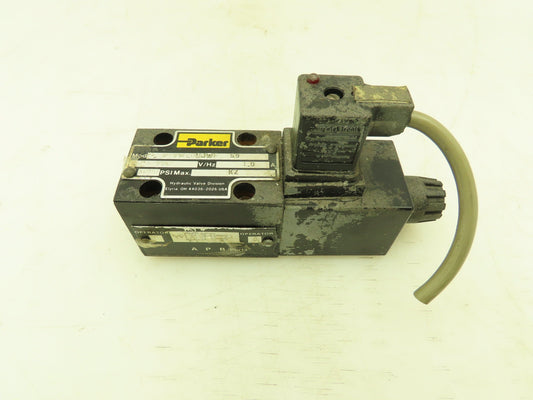 Parker D1VW20HJWF Hydraulic Directional Control Solenoid Valve 24VDC