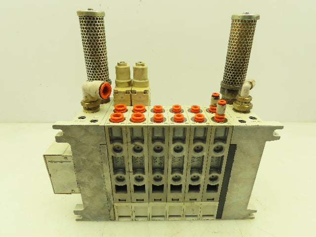SMC Pneumatic Spool Valve Block Manifold Single Double Acting Regulator