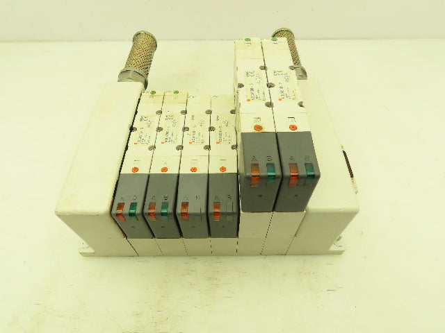 SMC Pneumatic Spool Valve Block Manifold Single Double Acting Regulator