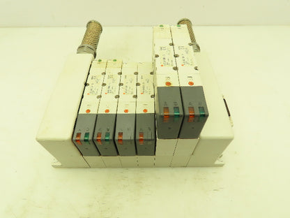 SMC Pneumatic Spool Valve Block Manifold Single Double Acting Regulator