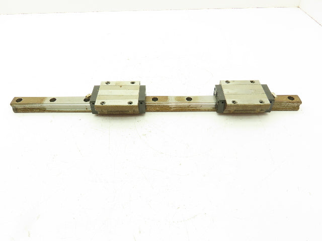 THK SHS25 Linear Guide Rail Caged Ball Bearing 2-Block Unit 20"