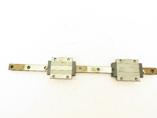 THK SHS25 Linear Guide Rail Caged Ball Bearing 2-Block Unit 20"